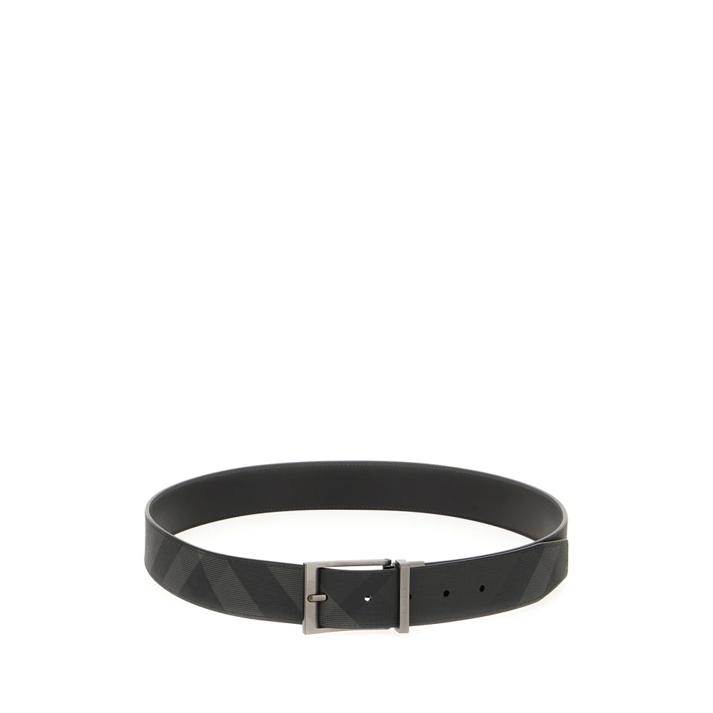 Burberry Stijlvolle Riemencollectie Black Heren