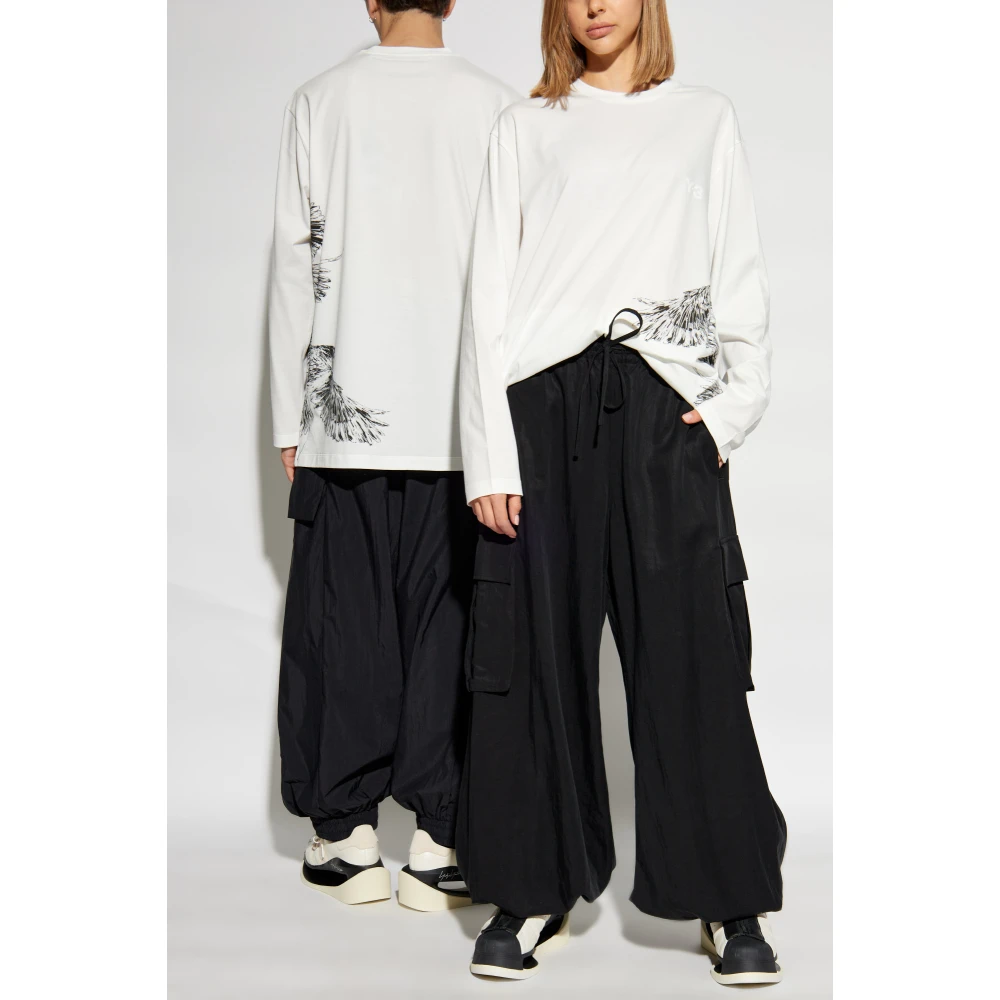 Y-3 Lange mouwen T-shirt White Unisex