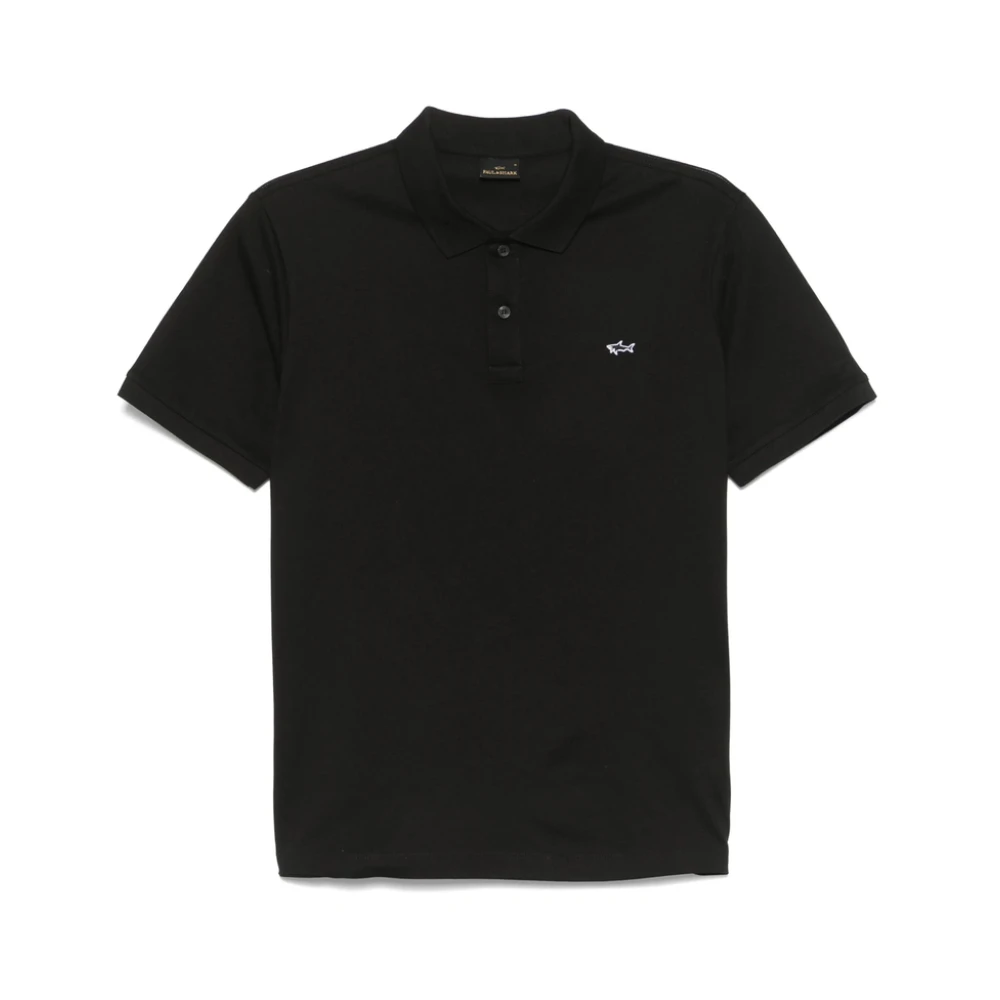 PAUL & SHARK Zwarte Knopen Trui Black Heren