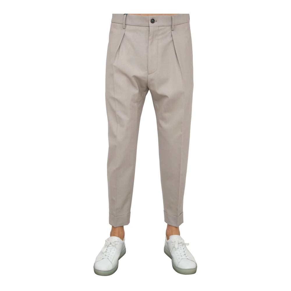 Berwich Stijlvolle broek voor mannen Gray Heren