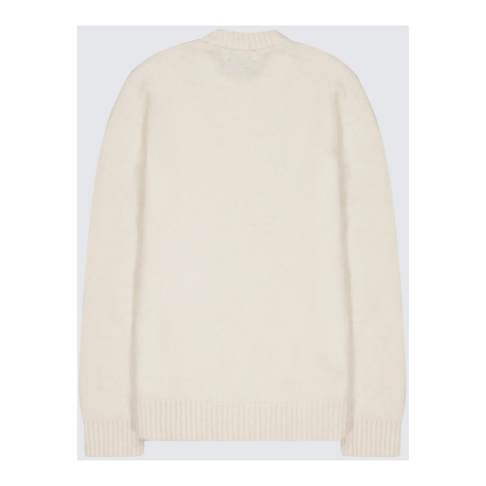 Laneus Alpaca Geborduurde Trui Beige Heren