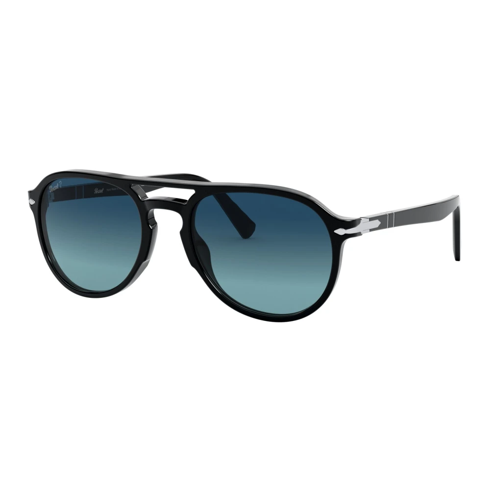 Persol Officina Zonnebril Zwart Blauw Black Unisex