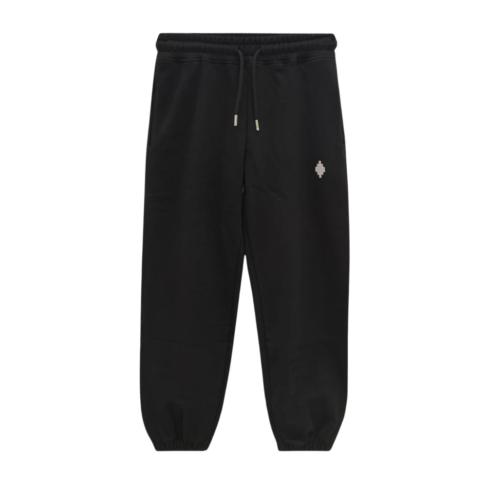 Marcelo Burlon Black Sweatpants, Male, 10 Y, Pantalone Sportivo