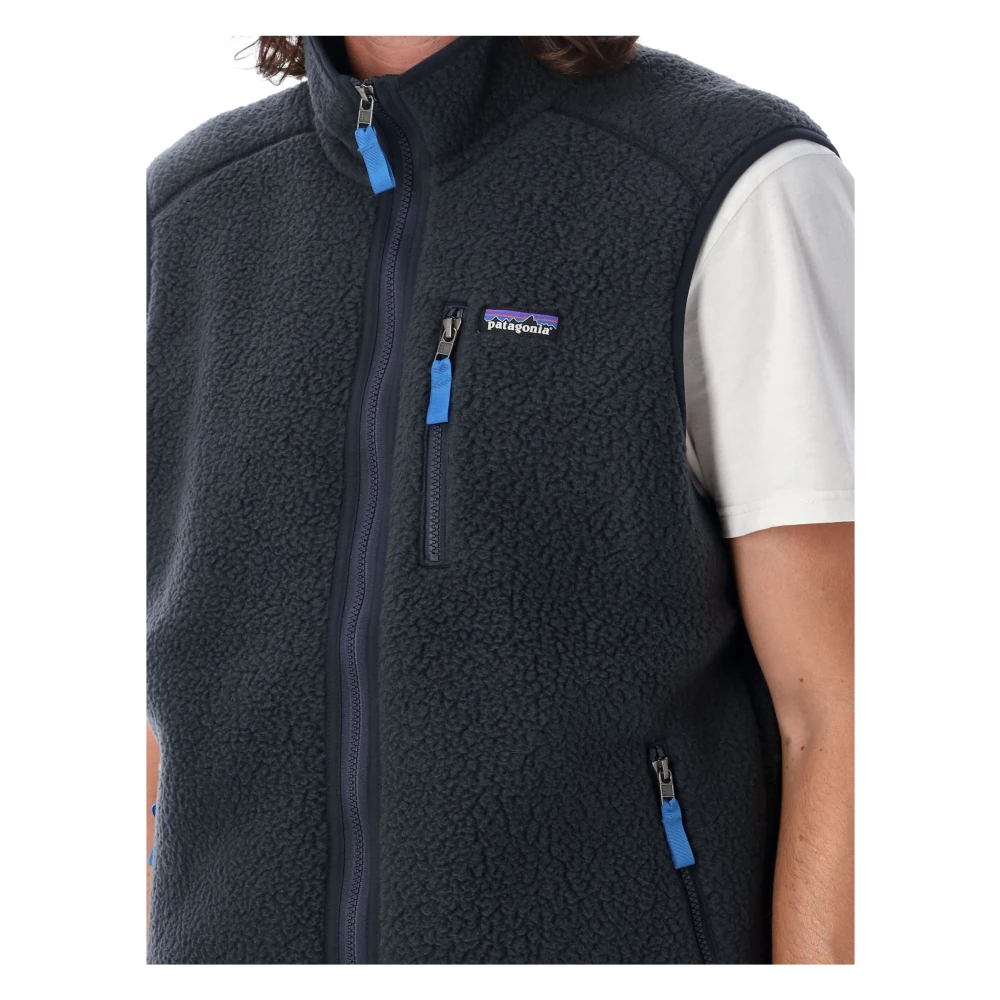 Patagonia Vintage Pile Vest Blue Heren
