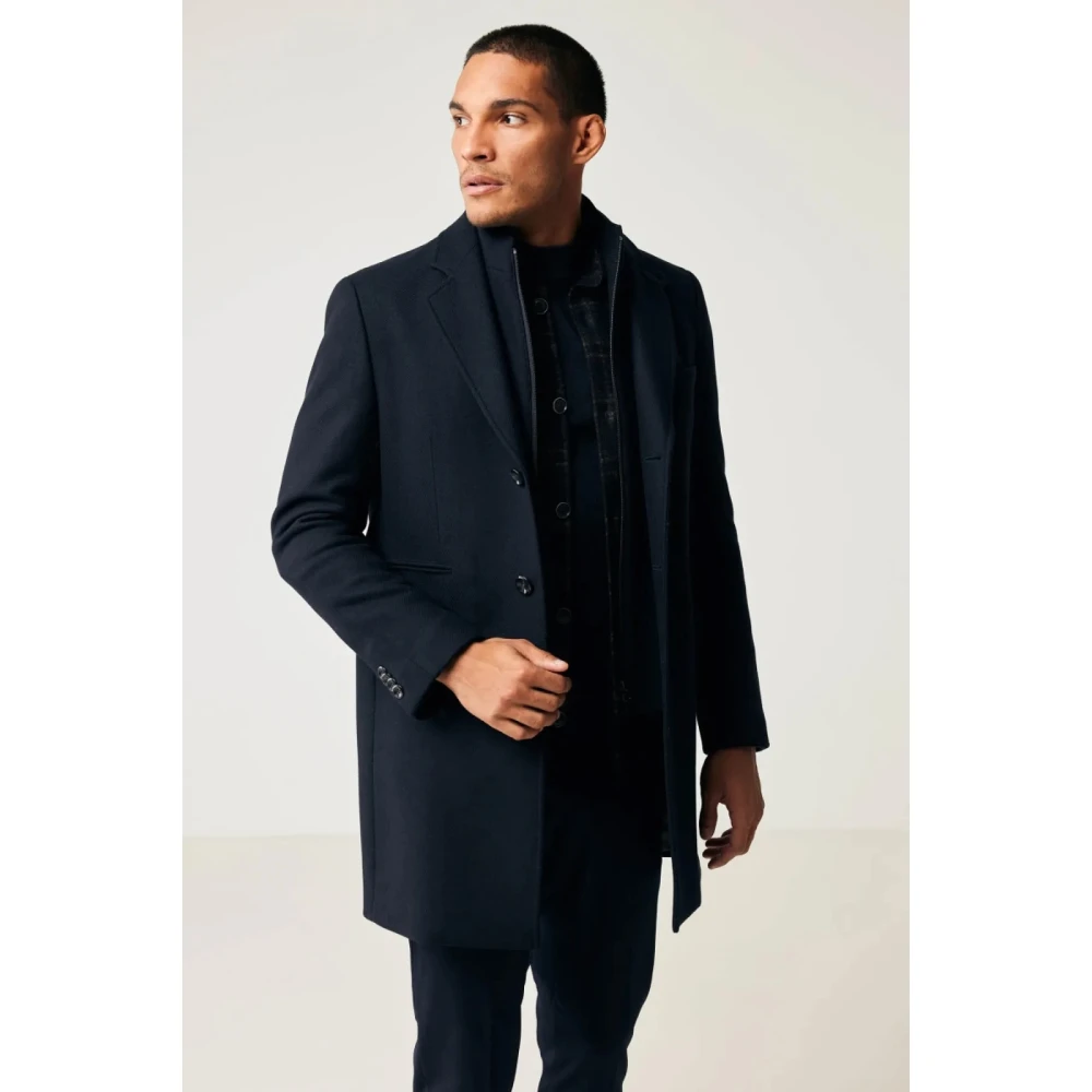 Gentiluomo Elegante Jas Blue Heren