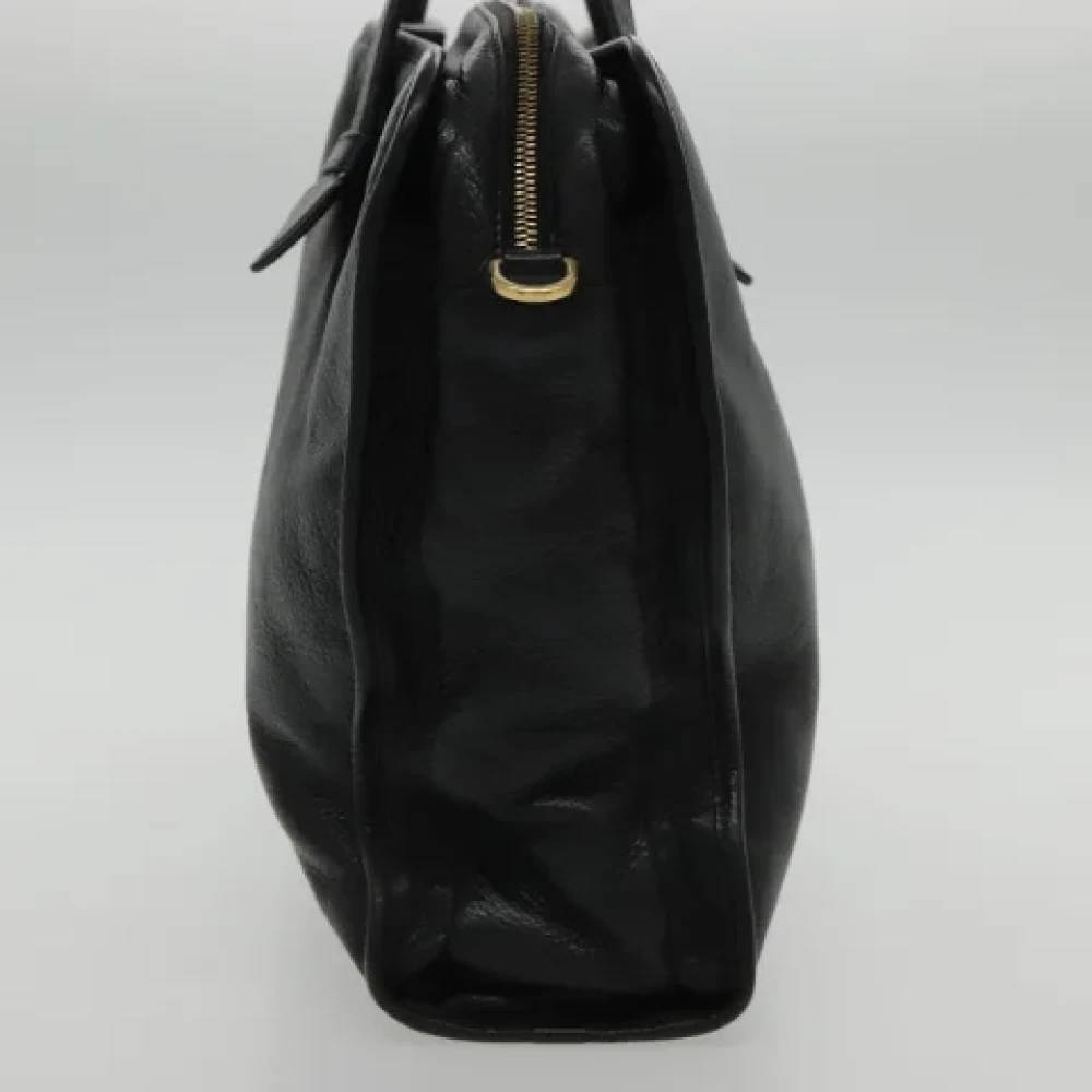 Loewe Pre-owned Leather handbags Black Dames