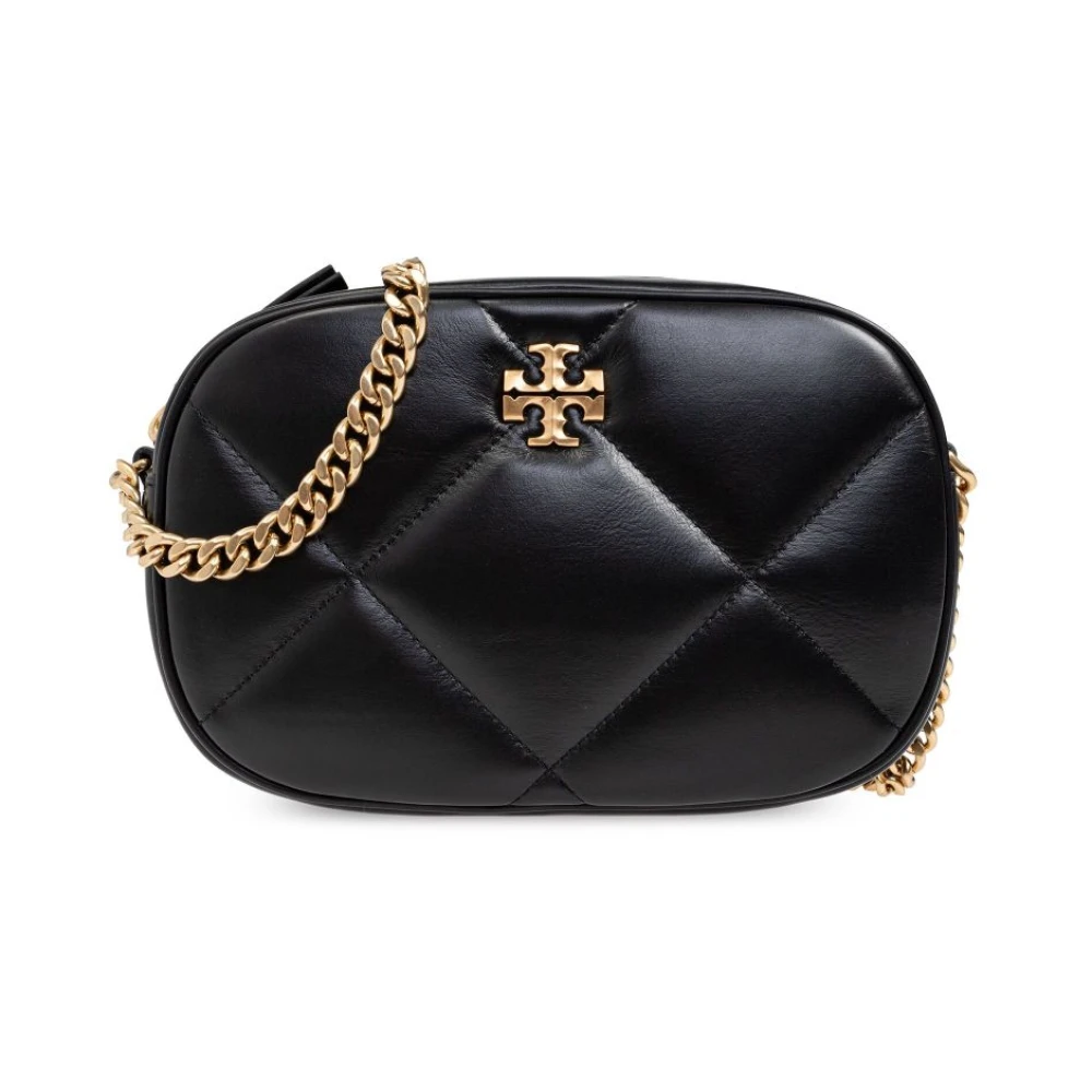 TORY BURCH Gewatteerde Zwarte Ketting Schoudertas Black Dames