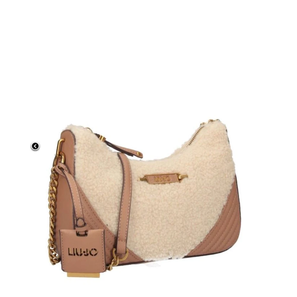 Liu Jo Bruine Schoudertas met Gouden Label Brown Dames