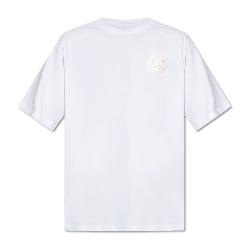 Versace Jeans Couture T-shirt med logotryck White, Herr