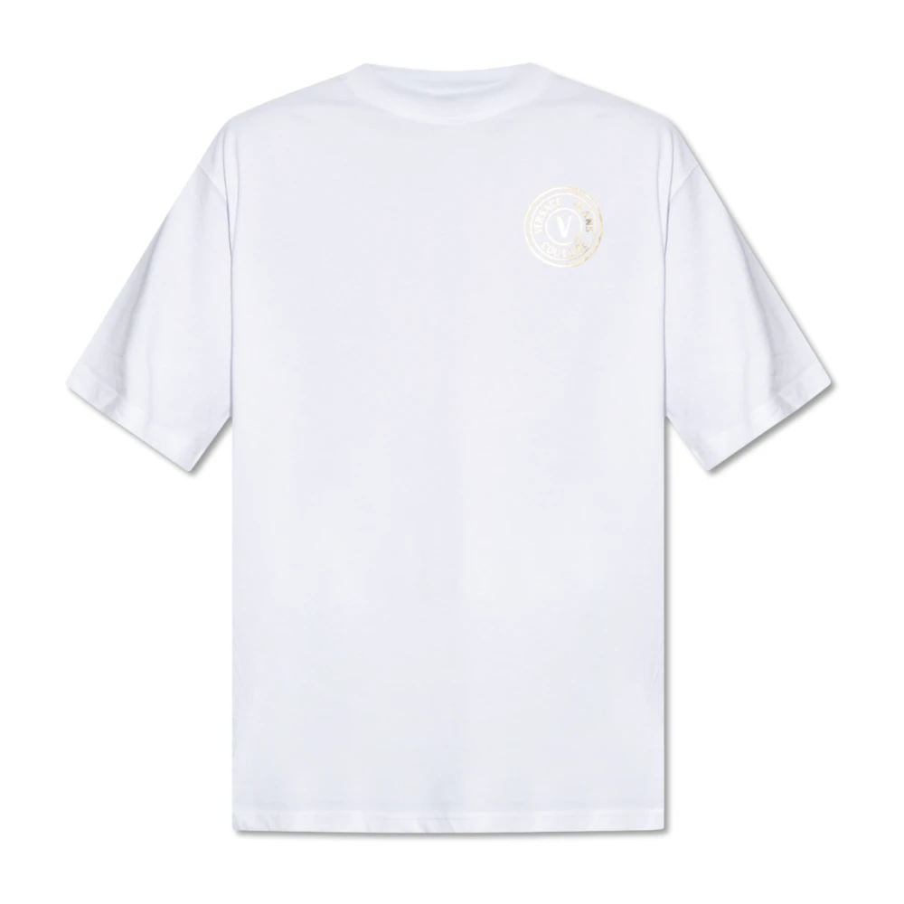 Versace Jeans Couture T-shirt met logo-print White Heren