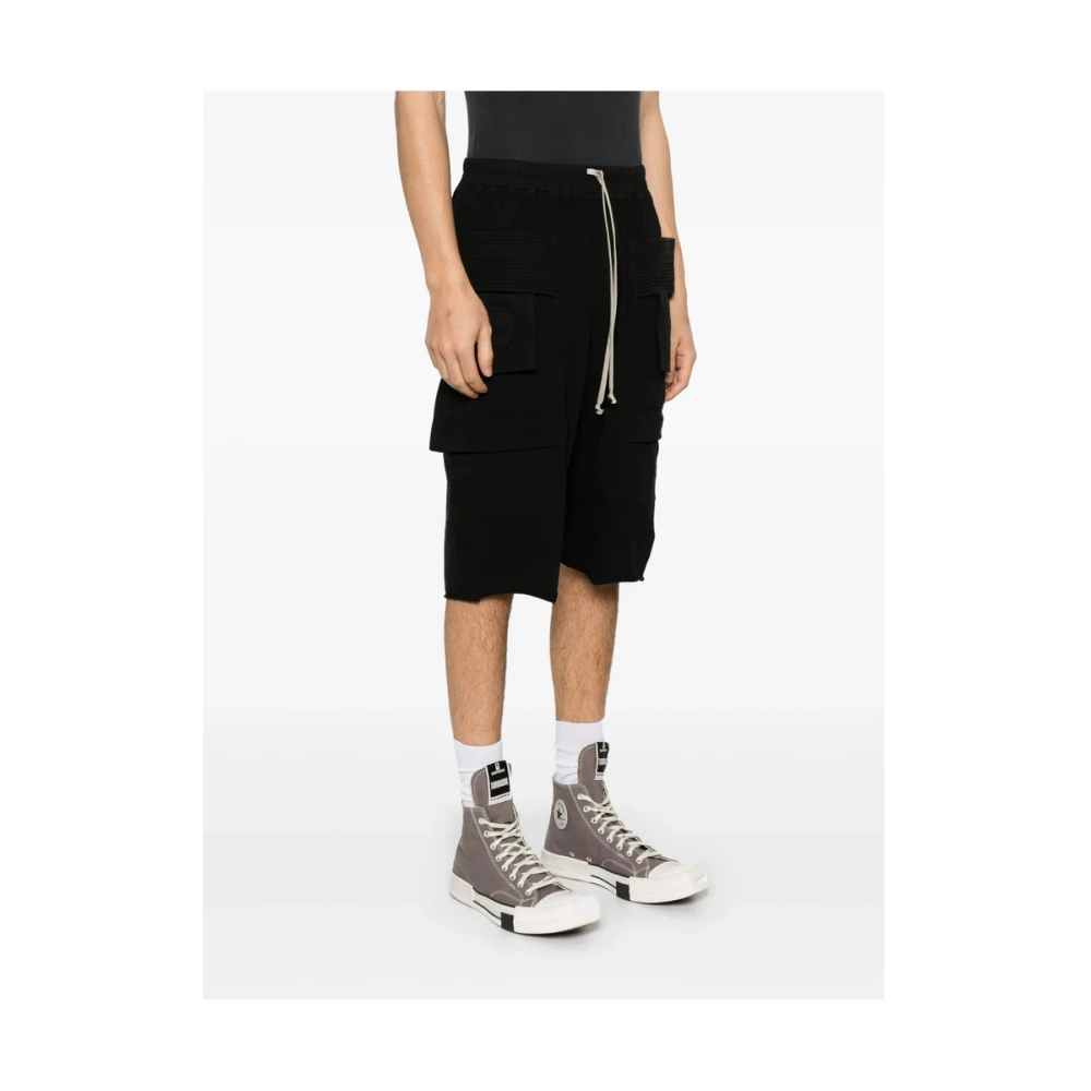 Rick Owens Cargo Shadow Broek Black Heren