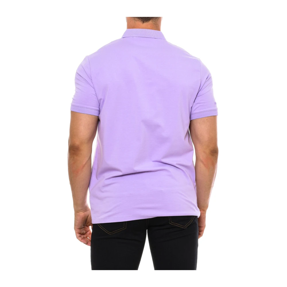 Karl Lagerfeld Polo met korte mouwen Purple Heren