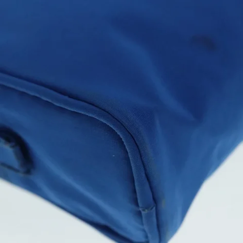 Prada Vintage Pre-owned Fabric prada-bags Blue Dames