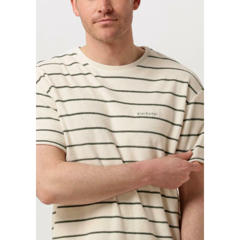Anerkjendt Heren Polo & T-shirts Frotte Stripe Tee Multicolor Heren
