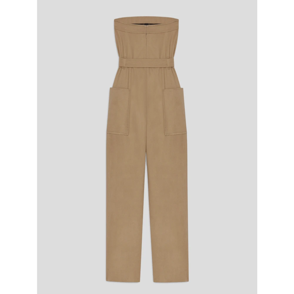Saint Laurent Dames Jumpsuit Mode Beige Dames
