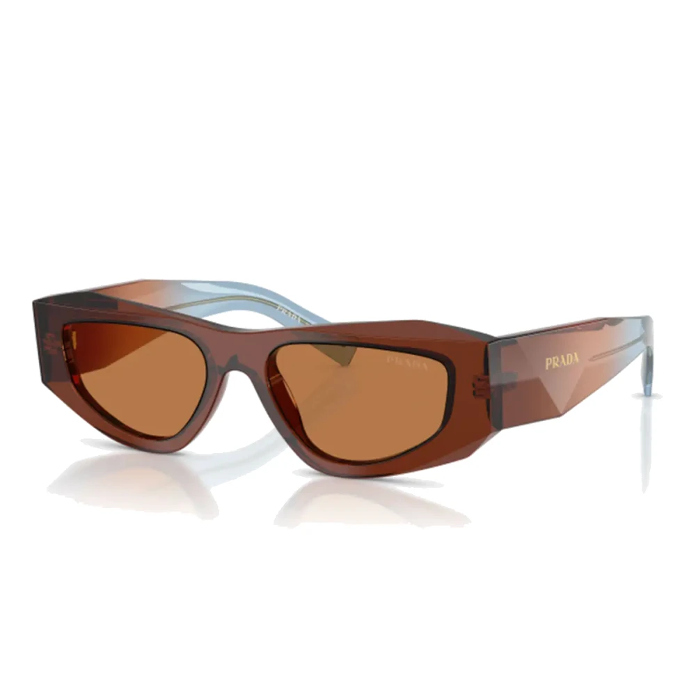 Prada Unisex Brown Sunglasses, 52 Mm, Prb19s Sunglasses
