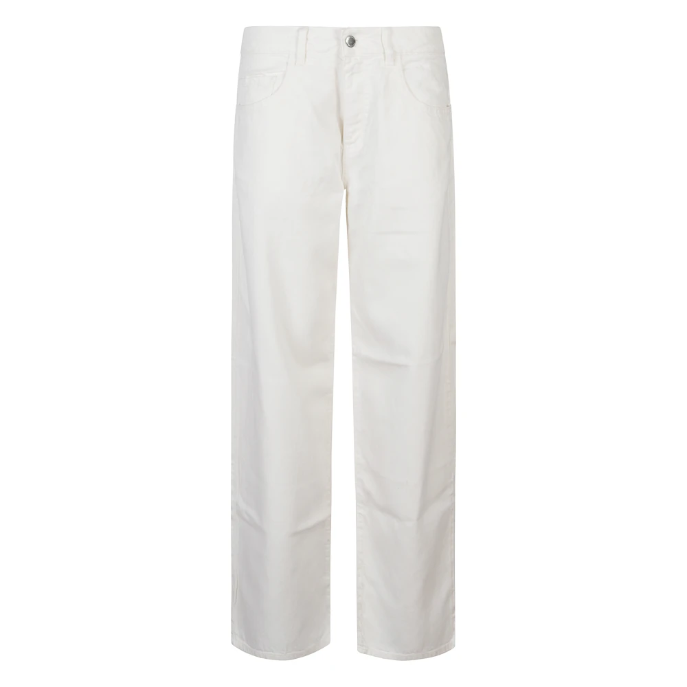 Icon Denim Women's White Bea Jeans - Straight Fit Jeans - W27 - Jeans