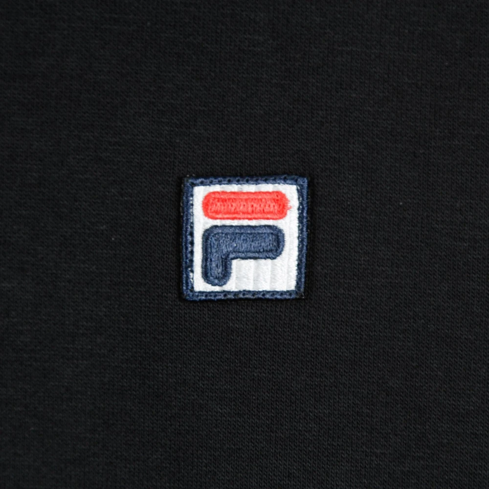 Fila Zwarte Floresha Cropped Hoodie Vrouwen Black Dames