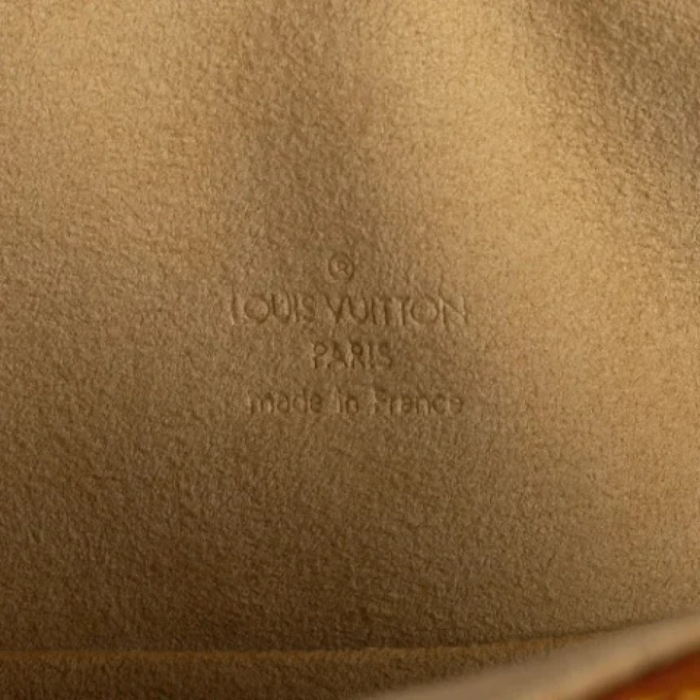 Louis Vuitton Vintage Pre-owned Suede handbags Brown Dames