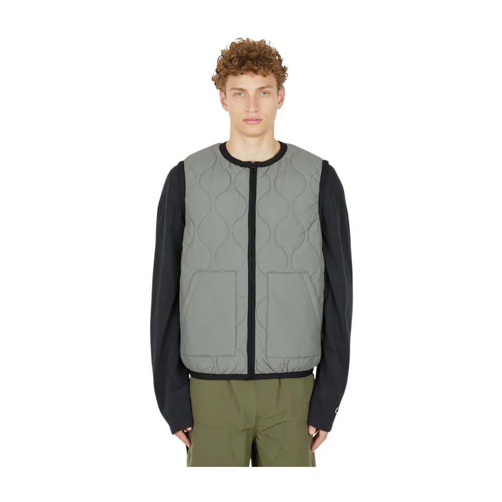 Champion Men's Gray Waistcoats, M, Vest