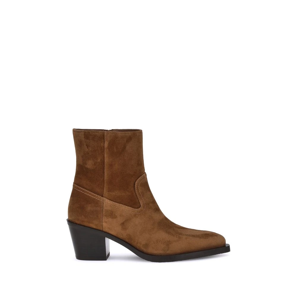 Stuart Weitz Minimalistische Westernstijl Enkellaarzen