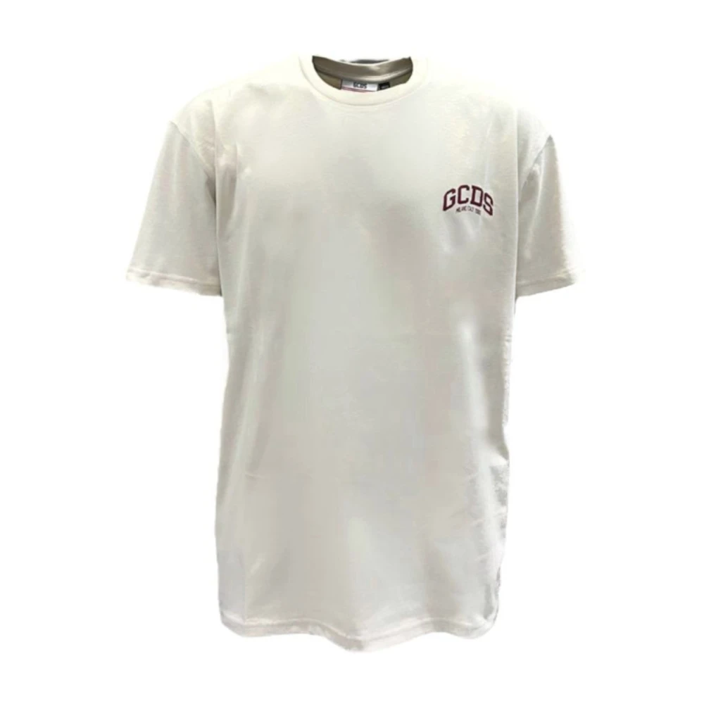 Gcds Beige T-Shirts, Male, Xl, Short Sleeve T-Shirt