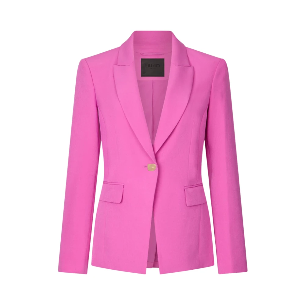 Liu Jo Femme Rose - Blazer Ajusté - Vestes - Taille: 44 Fr