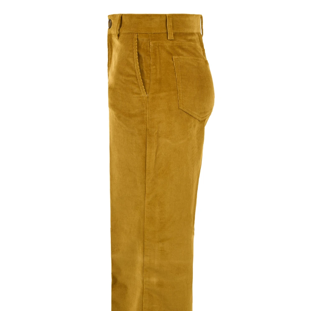 Attic and Barn Oker Broek voor Stijlvolle Kleding Yellow Dames