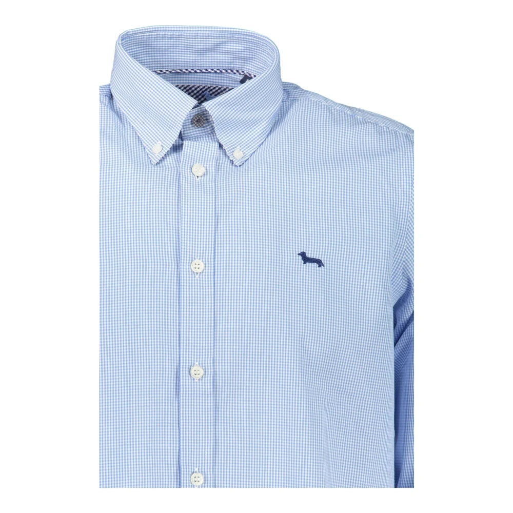 Harmont & Blaine Blauw Herenoverhemd MET Lange Mouwen Blue Heren