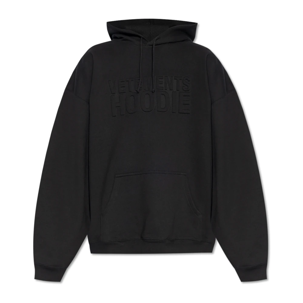 Vetements Hoodie Black Heren