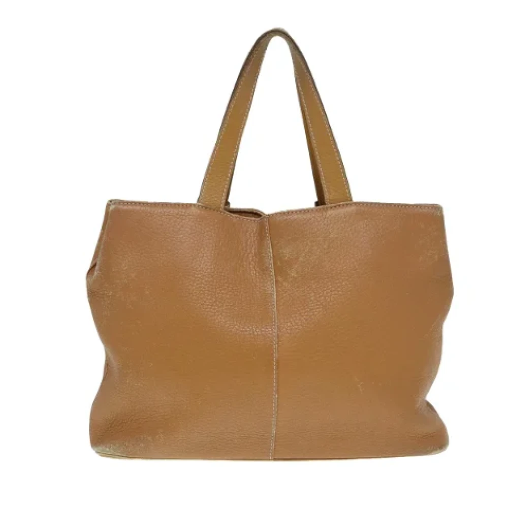 Burberry Vintage Pre-owned Leather handbags Brown Dames