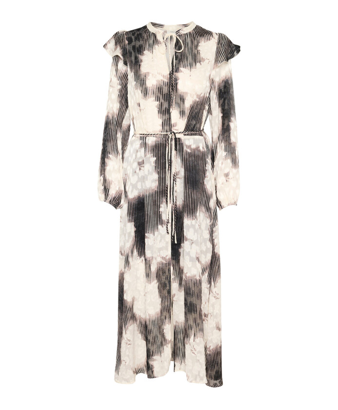 floral-long-dress-with-v-neck