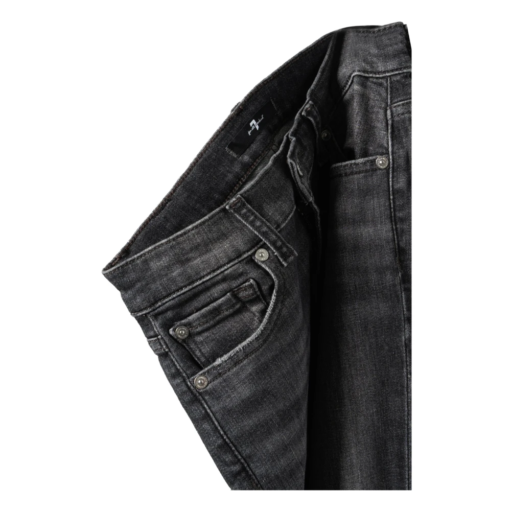 7 For All Mankind Luxe Bootcut Tailorless Jeans Black Heren