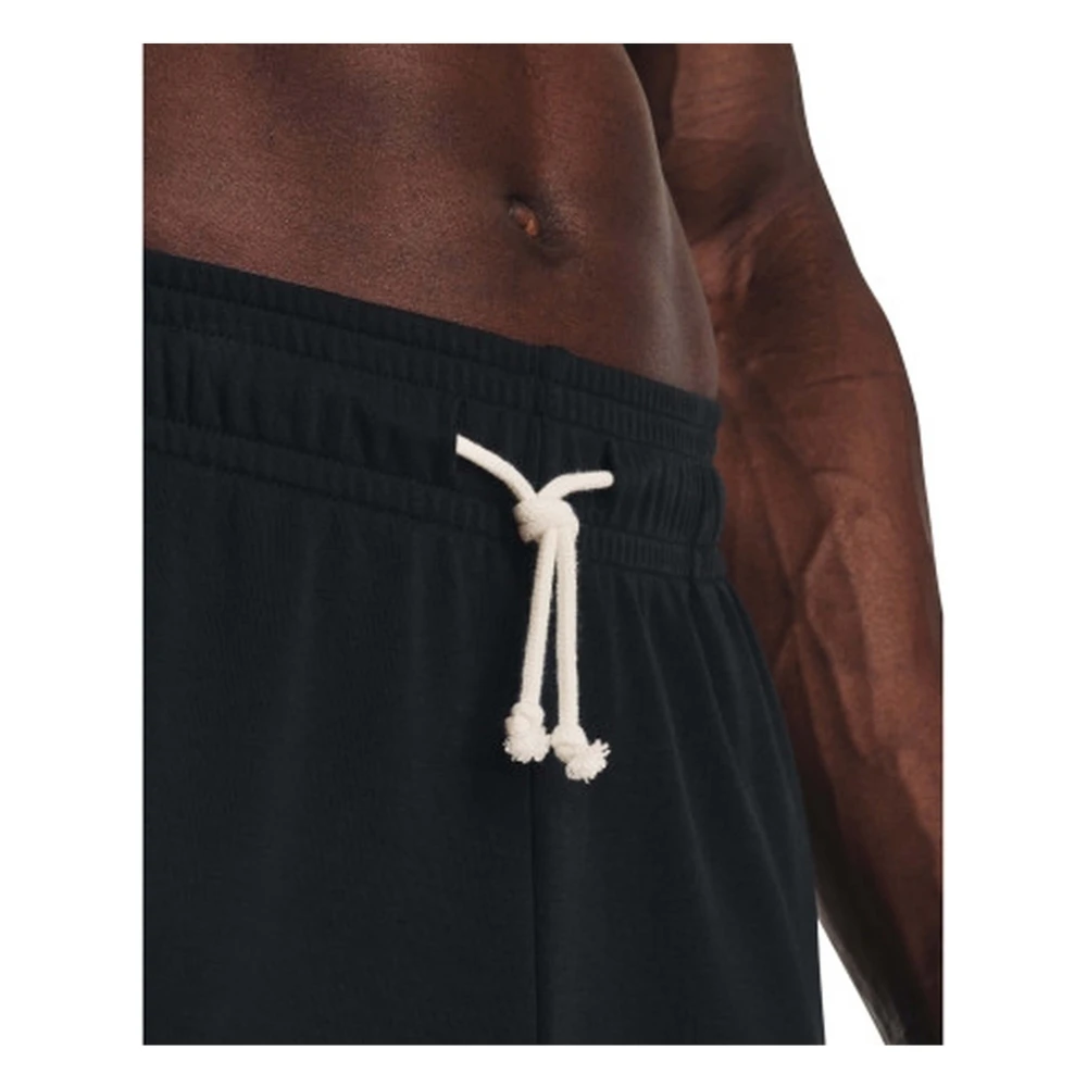 Under Armour Rival Terry Lange broek Black Heren