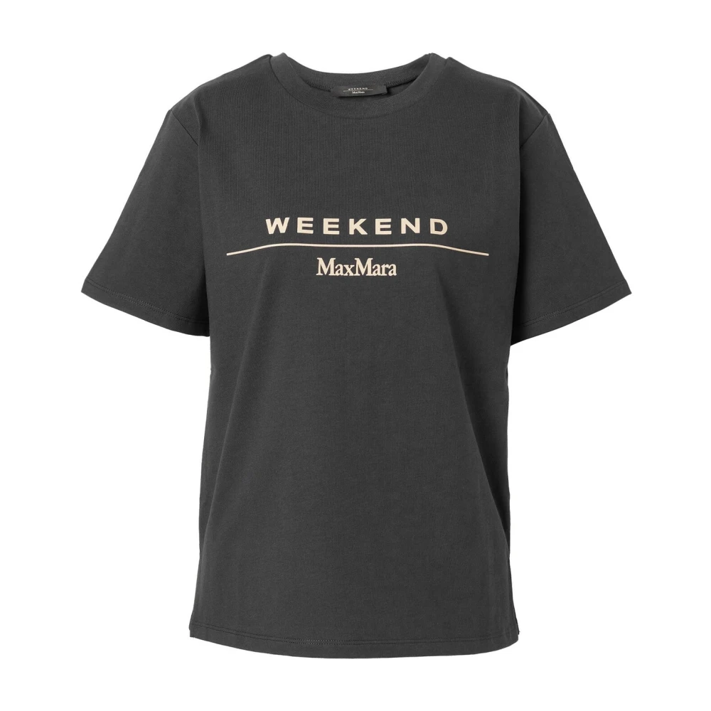 Max Mara Weekend Navetta Katoenen T-Shirt Black Dames
