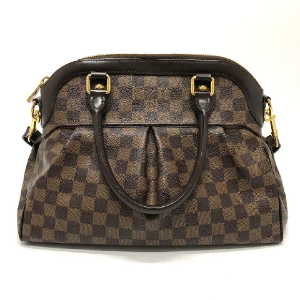 Louis Vuitton Vintage Pre-owned Cotton louis-vuitton-bags Brown Dames