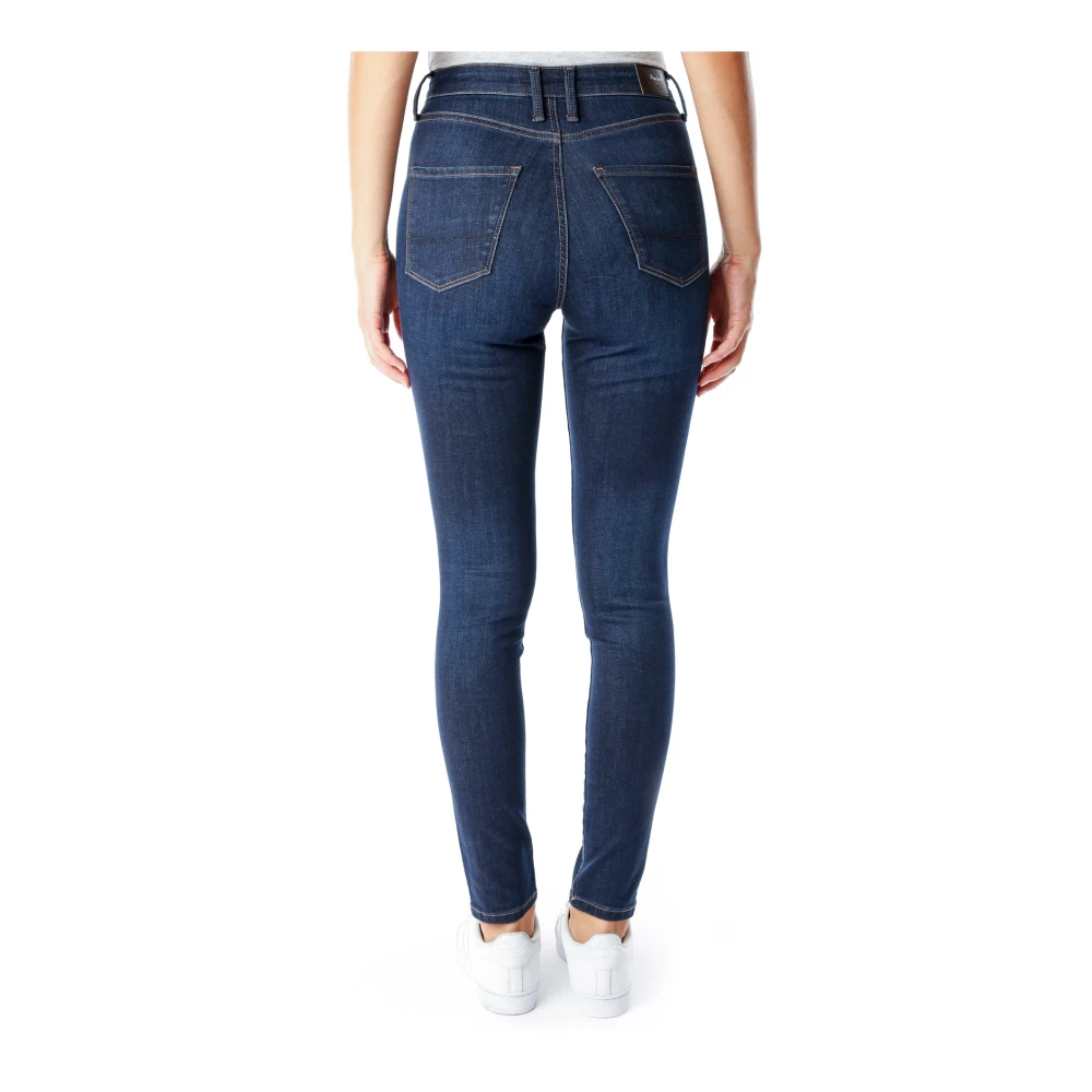 Pepe Jeans High Waist Skinny Fit Jeans Blue Dames