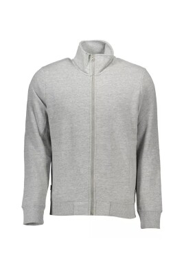 gra-sweatshirt-med-dragkedja-och-fickor