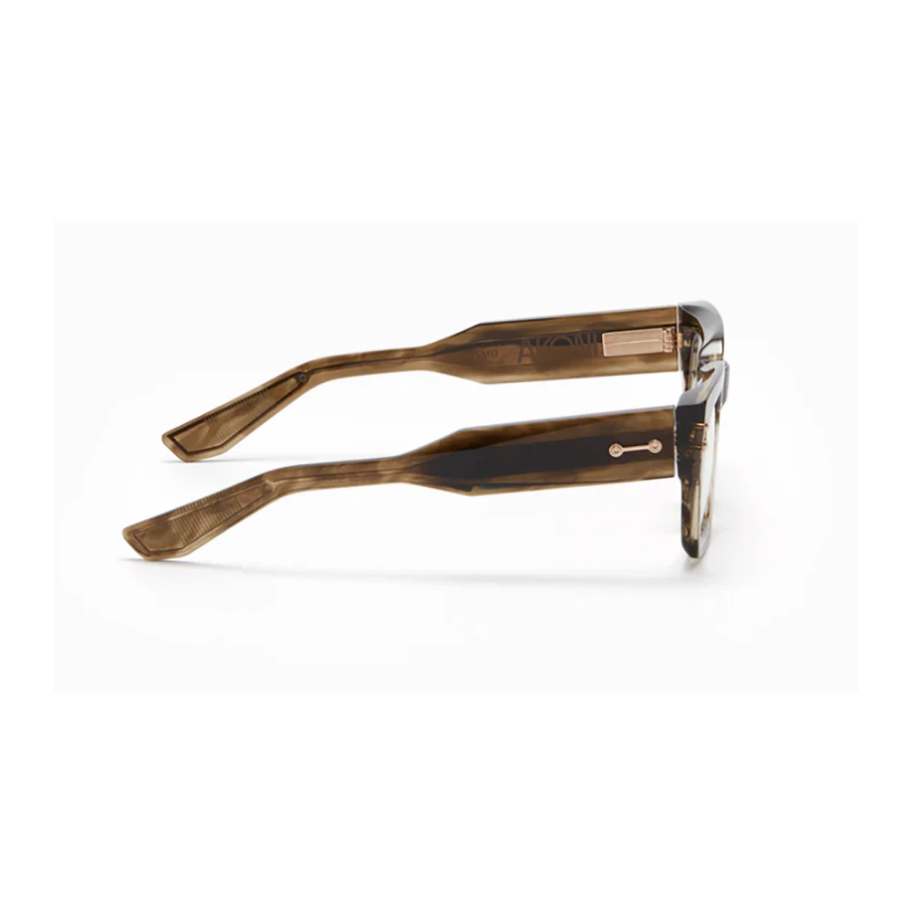 Akoni Grijze Optische Frames Stijlvol Comfortabel Brown Dames