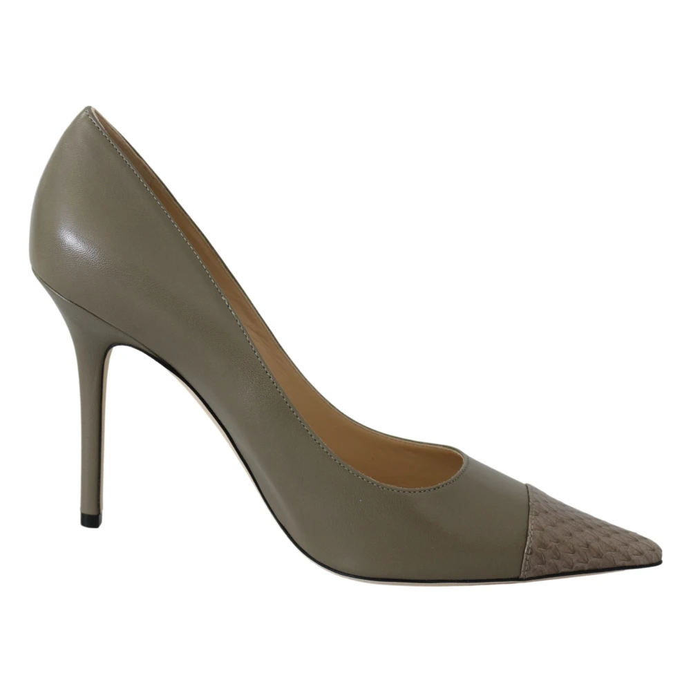 Jimmy Choo Gröna läder Amika pumps Green, Dam