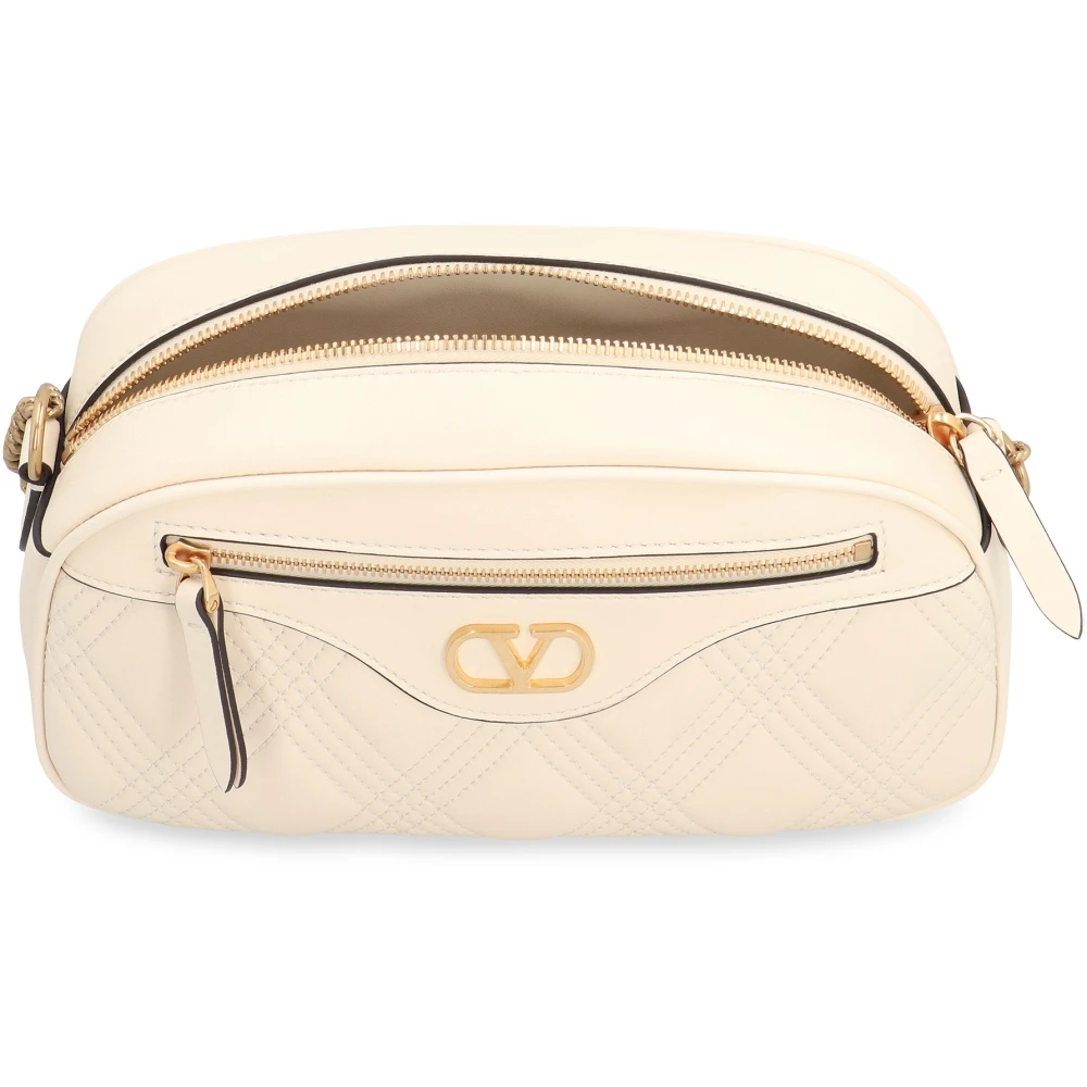 Valentino Quiltie 67 Schoudertas in Nappa Black Dames