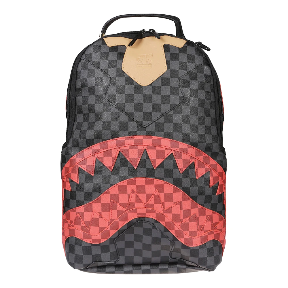 Sprayground Stijlvolle Triple Decker Rugzak Black Heren