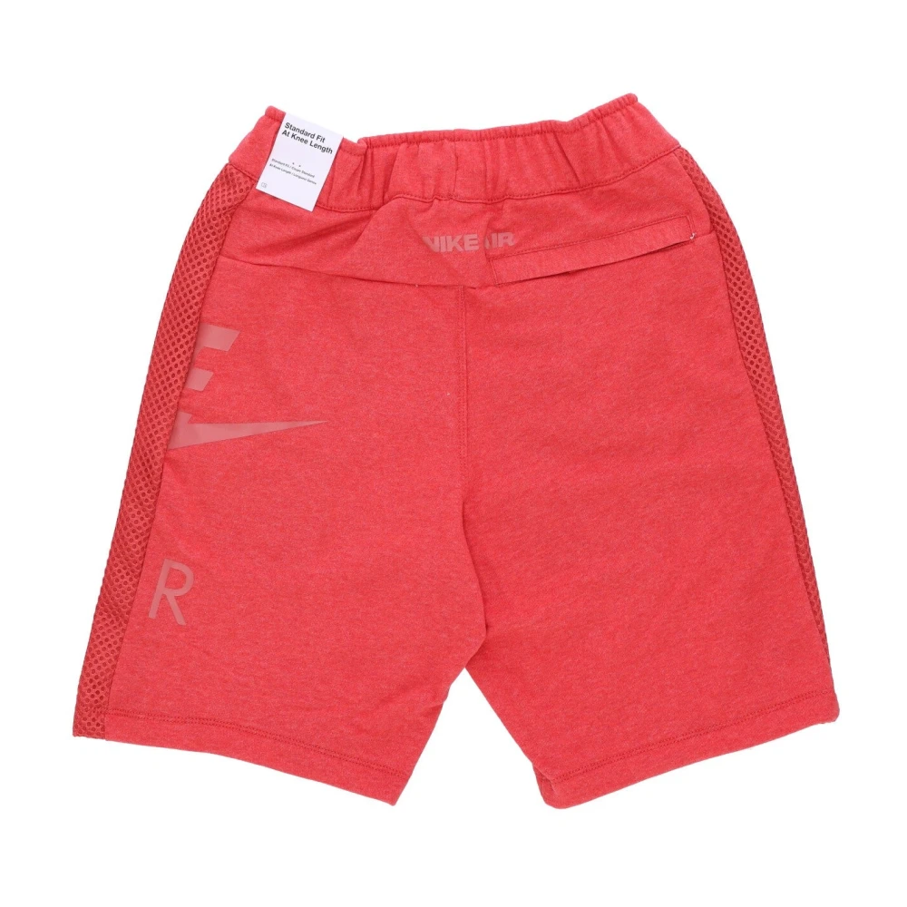 Nike Sportshorts Rood Klei Mesh Inzetstukken Red Heren