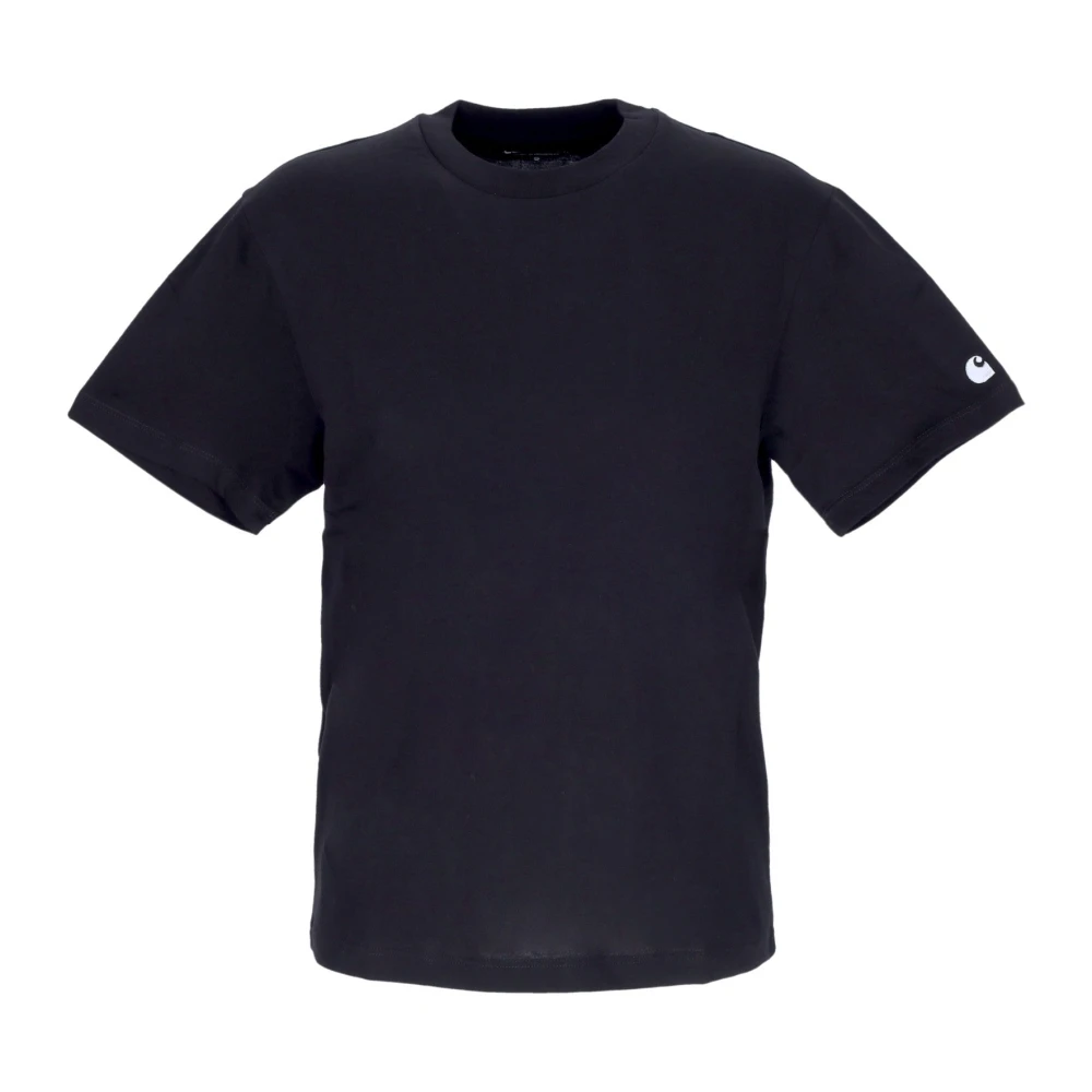 Carhartt WIP Zwart Zilver Casey Tee Korte Mouw T-shirt Black Heren