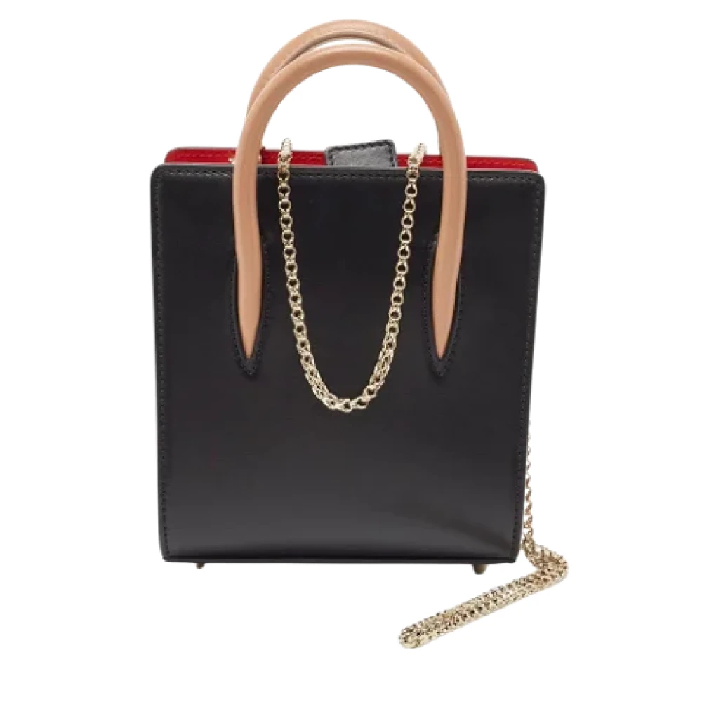 Christian Louboutin Pre-owned Leather handbags Black Dames