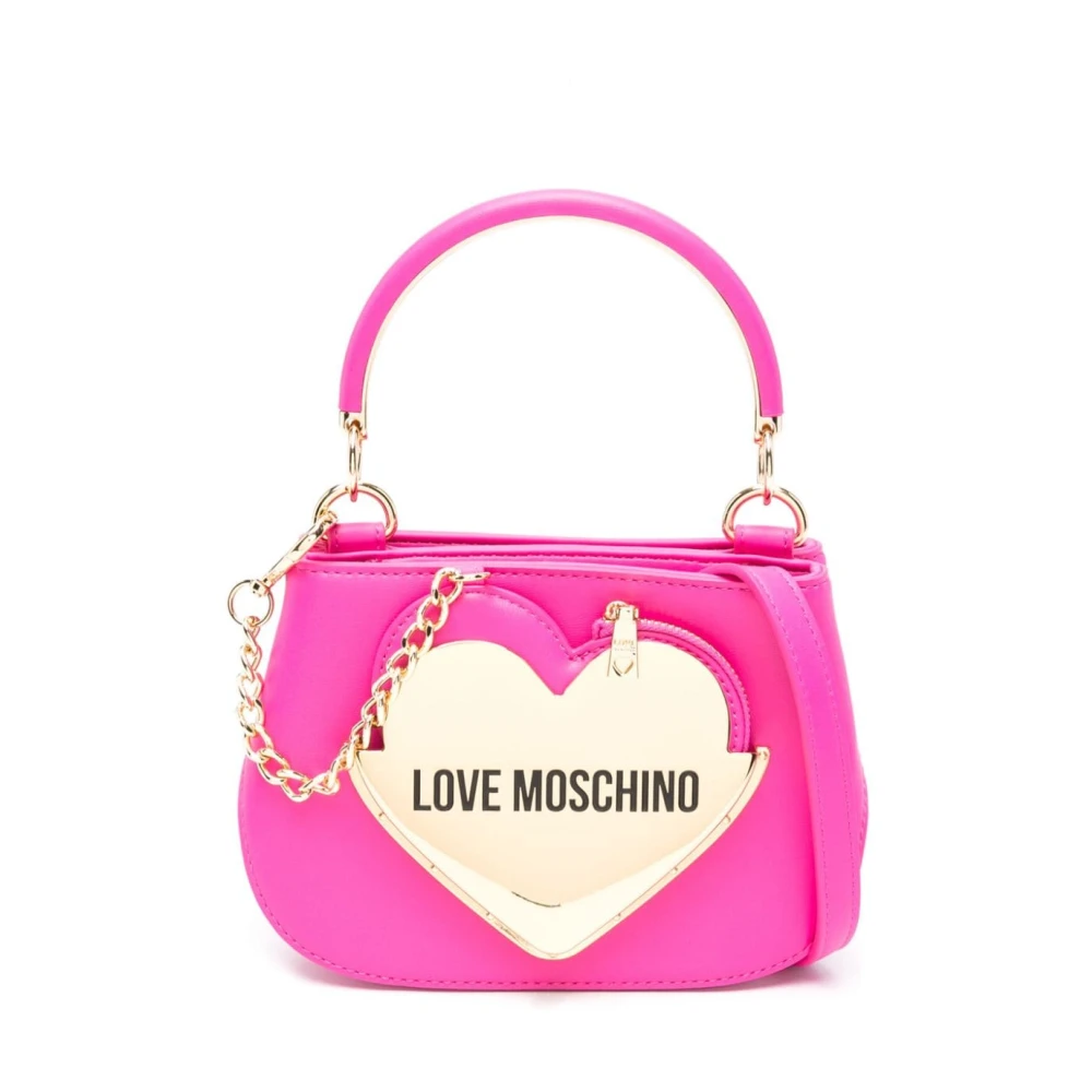 Love Moschino Fuchsia Tassen voor Vrouwen Pink Dames