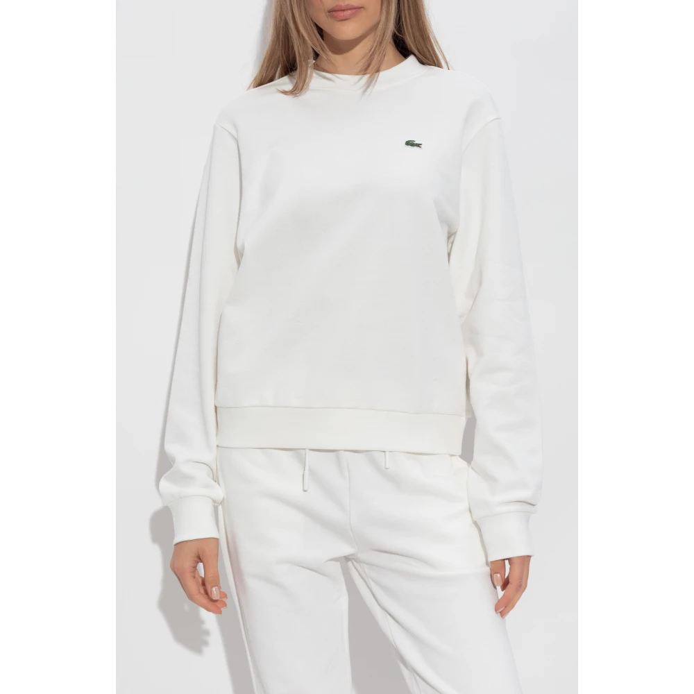 Lacoste Sweatshirt met logo White Dames