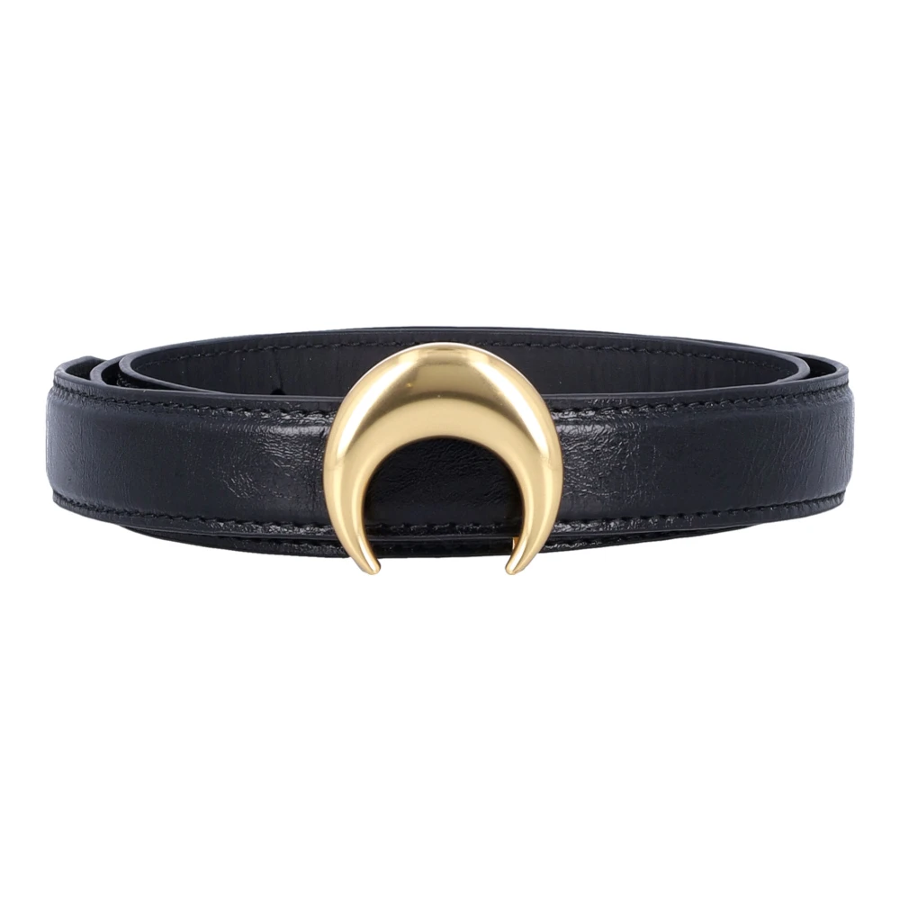 Marine Serre Maan Riem Zwart Accessoires Black Dames