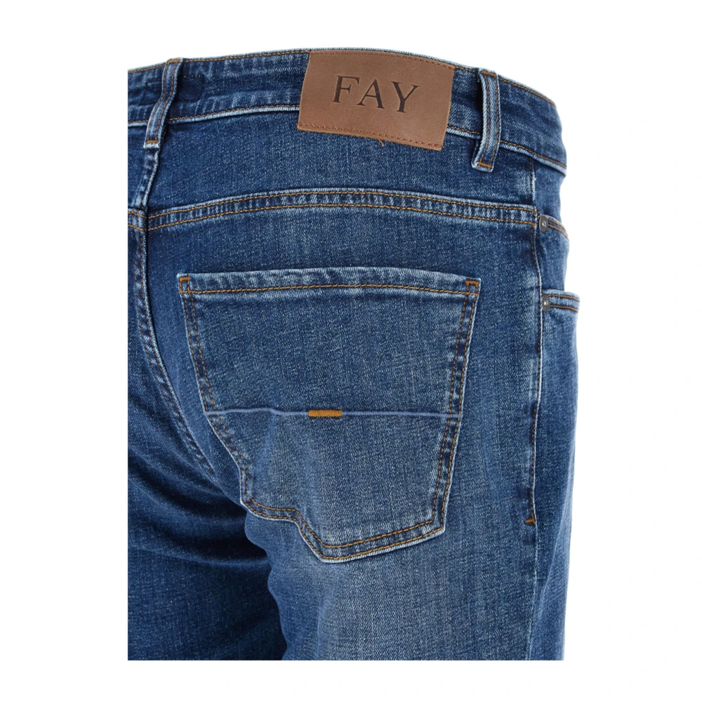 Fay Stijlvolle Spijkerbroek Blue Heren