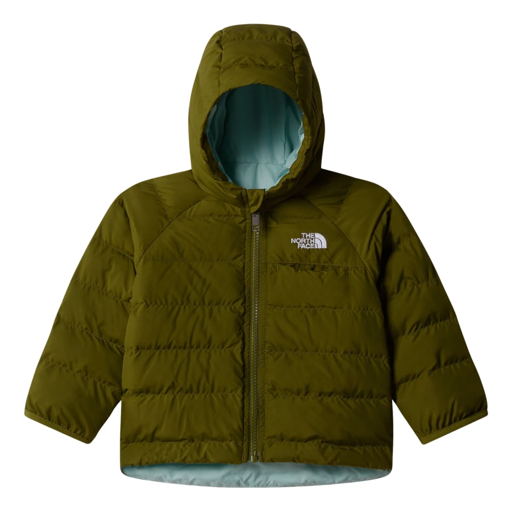 The North Face Boys Green Winter Jackets, 2 Y, Reversible Perrito Hooded Jacket